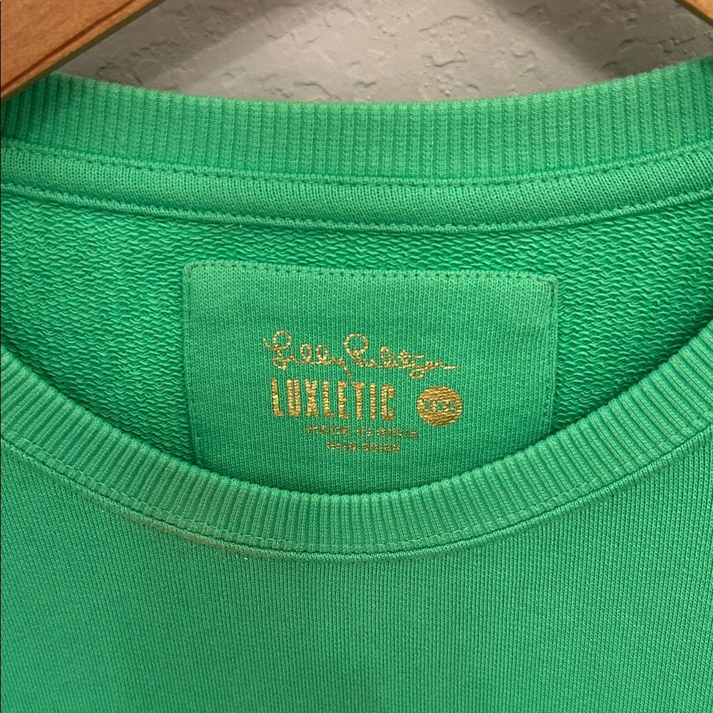 Lilly Pulitzer Vibrant Green Pullover - Picture 5 of 11